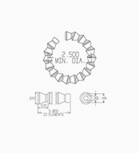 Loc-Line Hose Dimensions 1/4' System