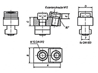 MITEE-BITE Compact Toe Clamp - Dimensions